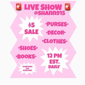 Pink Live Show Sale Poster